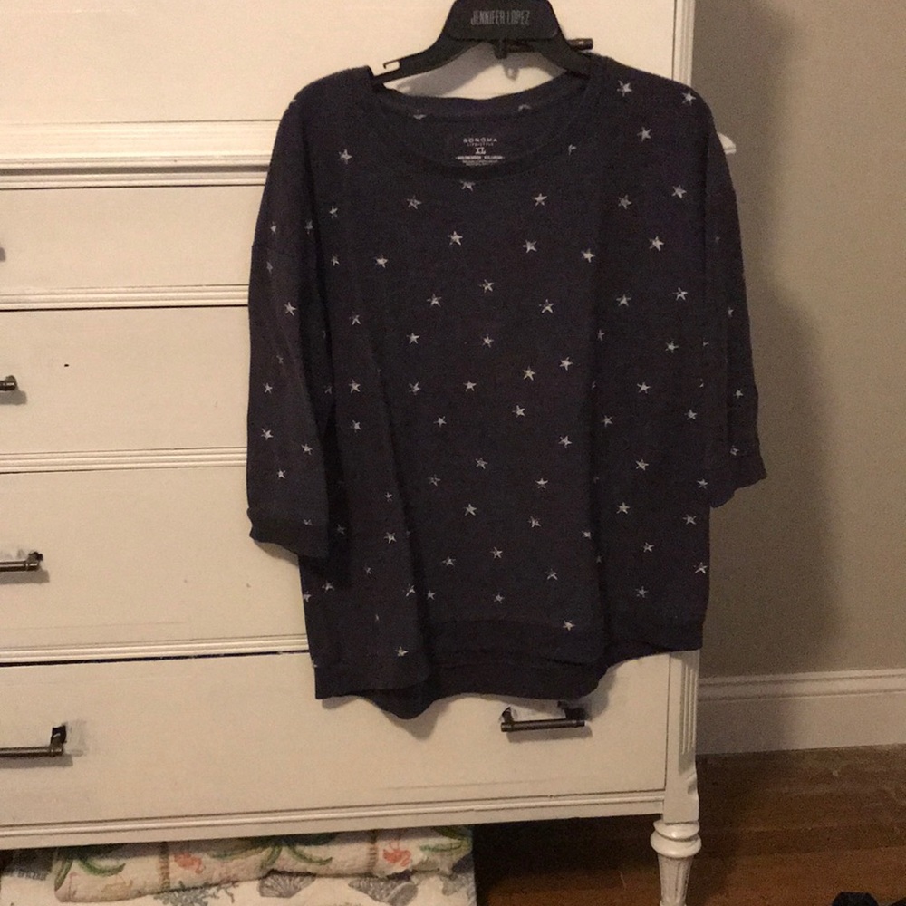 Three quarter sleeve top by Sonoma